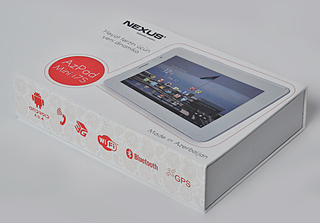 Азербайджанская компания NEXUS представила новый 7” планшет на платформе Android с возможностью работы в сетях 3G